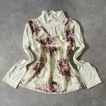 00s 레어 빈티지 페어리 그런지 도킹 상의