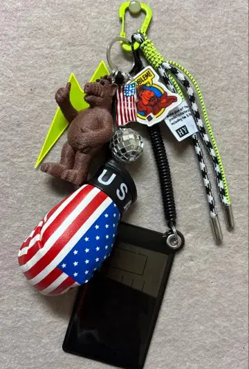 주렁주렁 키링 패스 케이스 파라코드 키링