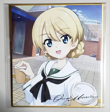 걸즈 앤 판처 걸판 극장판 트레이딩 미니 색지 다즐링