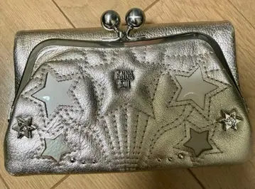 안나수이 루시 골드 접이식 지갑