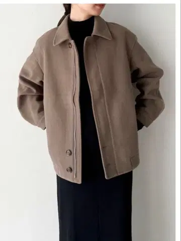 selectmoca 빅 실루엣 미들 코트