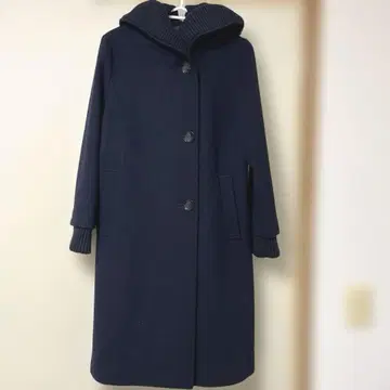 [ 새상품급 ] soeur7 YAMADAYA 후드 부착 롱 코트