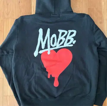 선착순 MOBB 맨투맨 후드티 블랙 L 사이즈