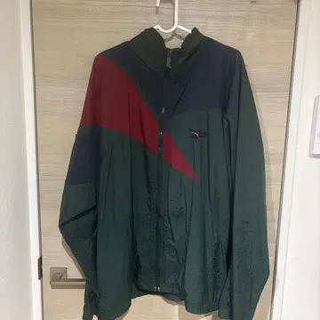 90'S REEBOK 빅 벡터 로고 나일론 재킷