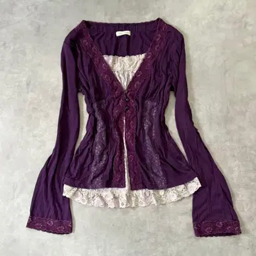 00s 레어 빈티지 페어리 그런지 다크 코켓 도킹 상의