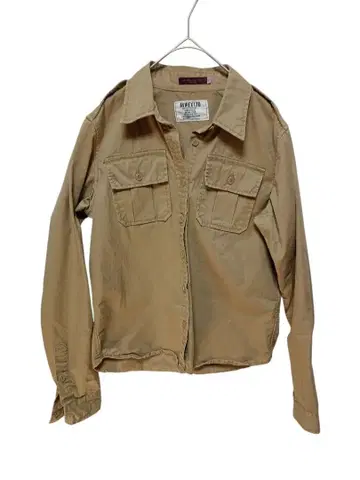 [ A0191 ] AVIREX 베이지 밀리터리 긴팔 셔츠 아비렉스