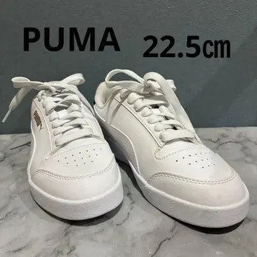 새상품급! Puma 화이트 스니커즈 22.5cm