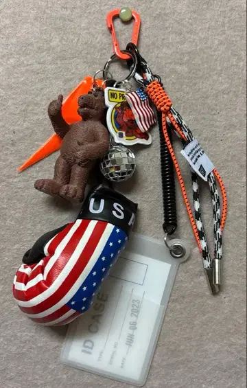 찰랑찰랑 키링 패스 케이스 파라코드 키링