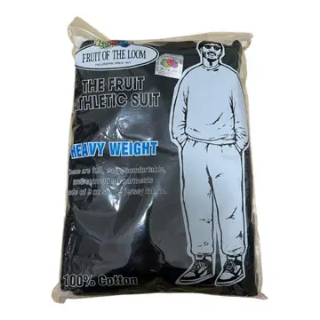 FRUIT OF THE LOOM x 카네코 메이지 셋업 블랙 M