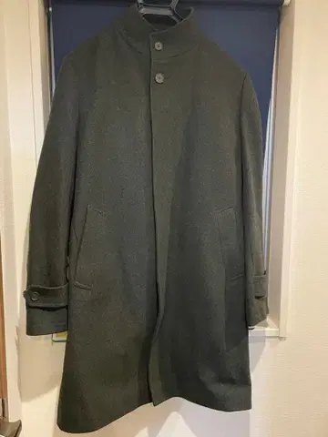 다크 그린 남성용 코트