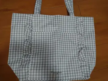 Francfranc 깅엄 체크 토트백