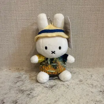 고흐 전시회 밤의 카페 테라스 미피 봉제 인형 키링 소