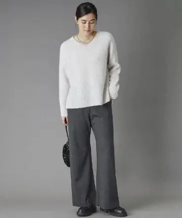 DRESSTERIOR 소프트 써모 분또 이지 와이드 팬츠