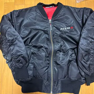 nismo 블랙 점퍼 MA1 나일론 자켓