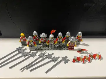 레고 LEGO 킹덤 라이온 나이트 라이온 기사 미니 피규어 9체 세트