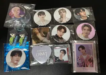 SEVENTEEN 굿즈 캔뱃지 아크릴 스탠드