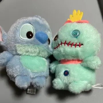 디즈니 스토어 스티치 스크램프 우루포챠짱 2개 세트