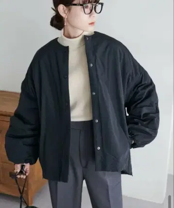 [ 미사용 새상품 ] 노카라 패딩 자켓