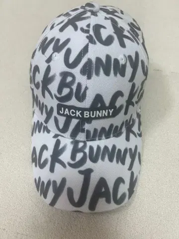 Jack Bunny 로고 프린트 캡