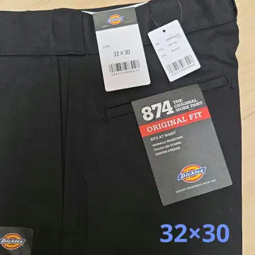 [ 미사용 새상품 ] 디키즈 874 32x30 워크 팬츠 BLACK