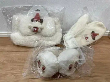 디즈니 크리스마스 3세트 머플러, 미튼, 귀도리