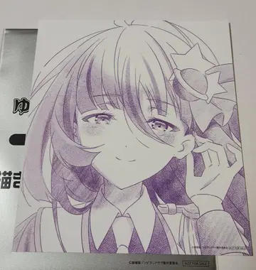 야마다 타에 극장판 좀비랜드 사가 5주차 입장객 특전 미니 색지풍 카드