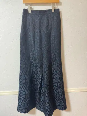 레오파드 자카드 머메이드 스커트