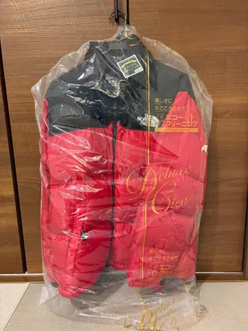 THE NORTH FACE 다운 자켓 레드 블랙