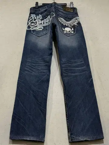 레드페퍼 RED PEPPER 로고 자수 & 윙 자수 데님 팬츠