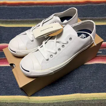 새상품 미사용 29cm 컨버스 잭 파셀 가죽 화이트