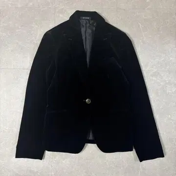 COMME CA 코무사 벨로아 테일러드 자켓 y2k 모드 블랙 11