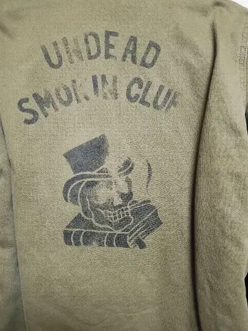 RADIALL A-2 덱 자켓 UNDEAD SMOKING CLUB