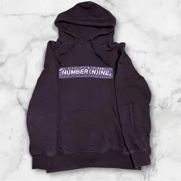 NUMBER (N)INE 다크 퍼플 후드티