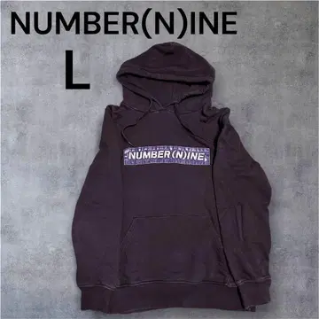 NUMBER (N)INE 다크 퍼플 후드티
