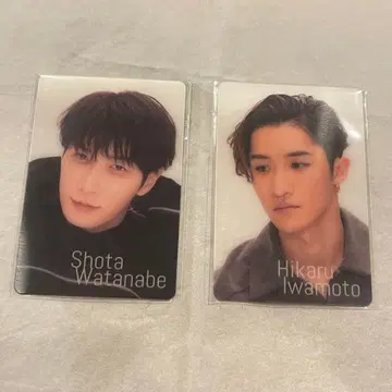 Snow World 이와모토 테루 와타나베 쇼타 치라미 카드