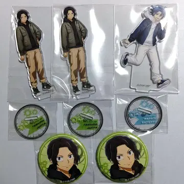 겁쟁이 페달 테시마 준타 마나미 산가쿠 훼미리마트 아크릴 스탠드 캔뱃지