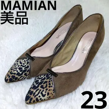 새상품급 다이애나 레오파드 펌프스 23 스웨이드 스틸레토