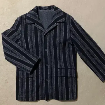 MEN'S BA-TSU 스트라이프 스텐카라 코트