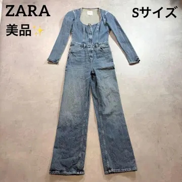 새상품급 ZARA 자라 데님 TRF 점프수트 작업복 S M