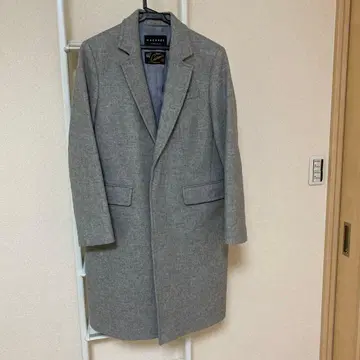 MACPHEE 그레이 체스터 코트