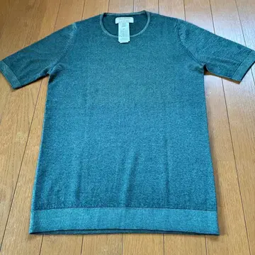 FALCONERI 캐시미어 반팔 니트 S 그린