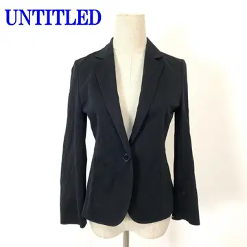 언타이틀 테일러드 자켓 블랙 폴리에스테르 코튼 3 C3848