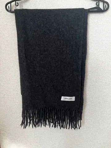 pierre cardin 대형 다크 그레이 머플러