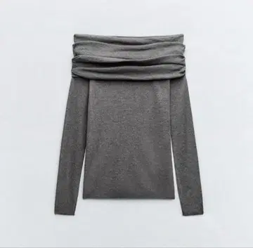 ZARA 오프숄더 니트탑 오픈숄더