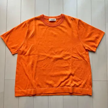 [ 레어 ] THE SHINZONE 더신존 썸머 니트 반팔 오렌지
