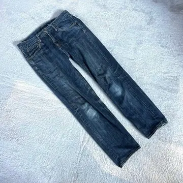 [ 그린 라벨 릴랙싱 ] (36) 스트레이트 데님 팬츠 청바지 블루