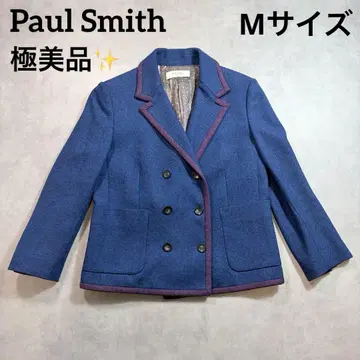 새상품급 Paul Smith x MOON 더블 자켓 블루 M 도트