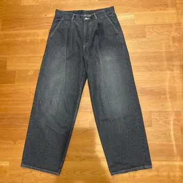 그라프 페이퍼 그레이톤 콘 데님 투 턱 팬츠 사이즈 3