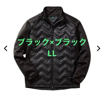 [ 새상품 ] 워크맨 MIX 다운 크로스 쉴드 자켓 LL 블랙 x 블랙
