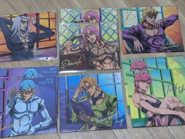 죠죠의 기묘한 모험 황금의 바람 아트 세트 6매